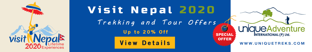 Visit Nepal 2020 offer