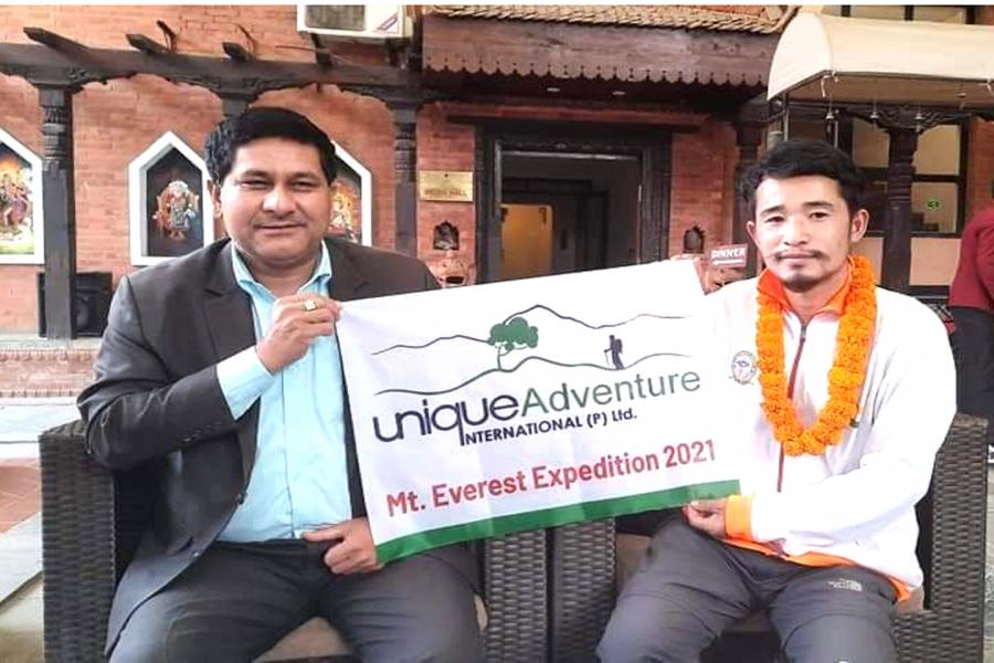 Congratulations Abraham Tagit Sorang on your Successful Advent of Mt. Everest