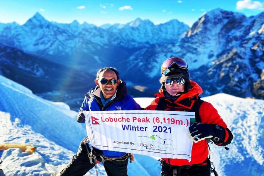 Lobuche East Peak Climbing Success