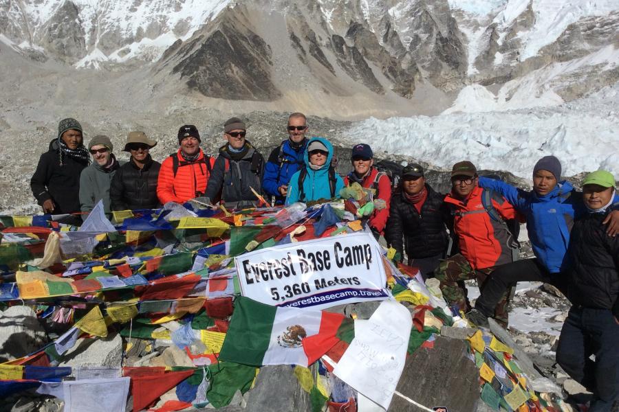 Group at Everest Base Camp