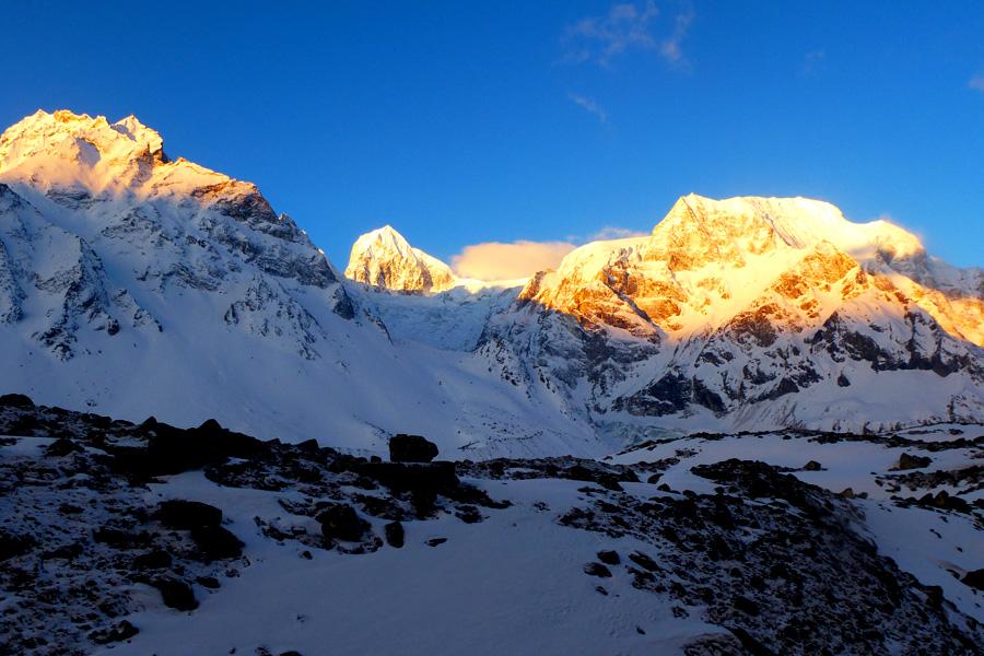 View of Larkya Peak 